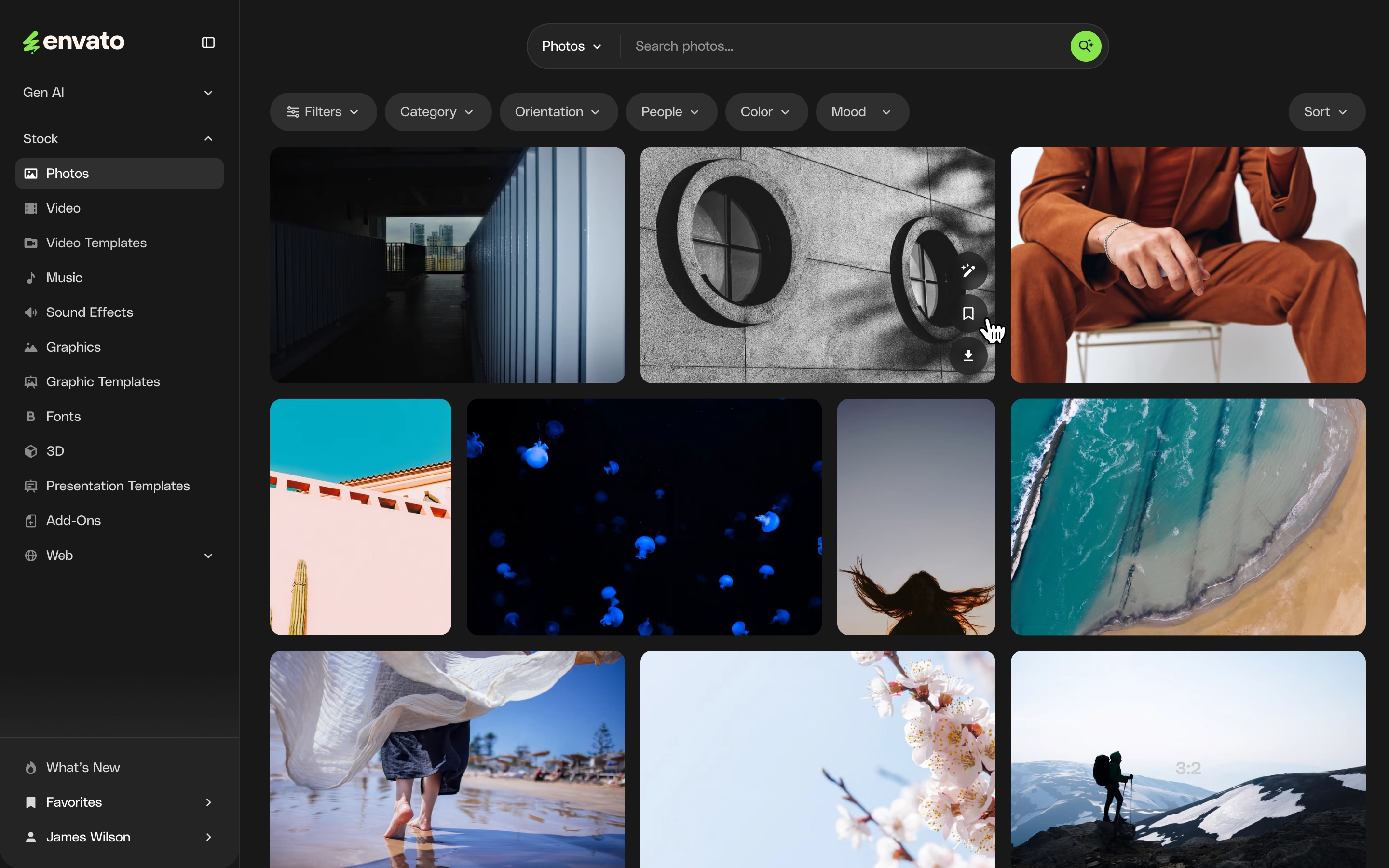 Photo search results